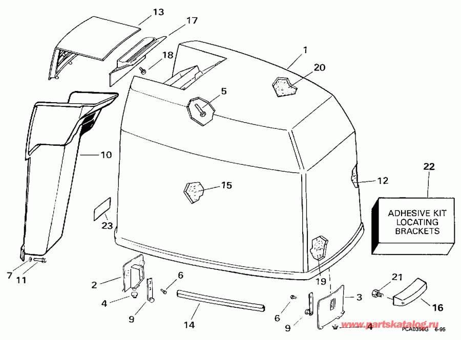 ����� EVINRUDE BE250TXEUM 1997  - Johnson