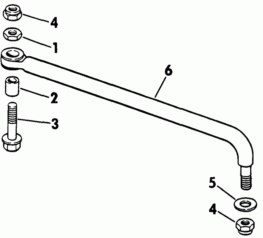 ����� EVINRUDE BE25QLEUR 1997  - Remote / Remote