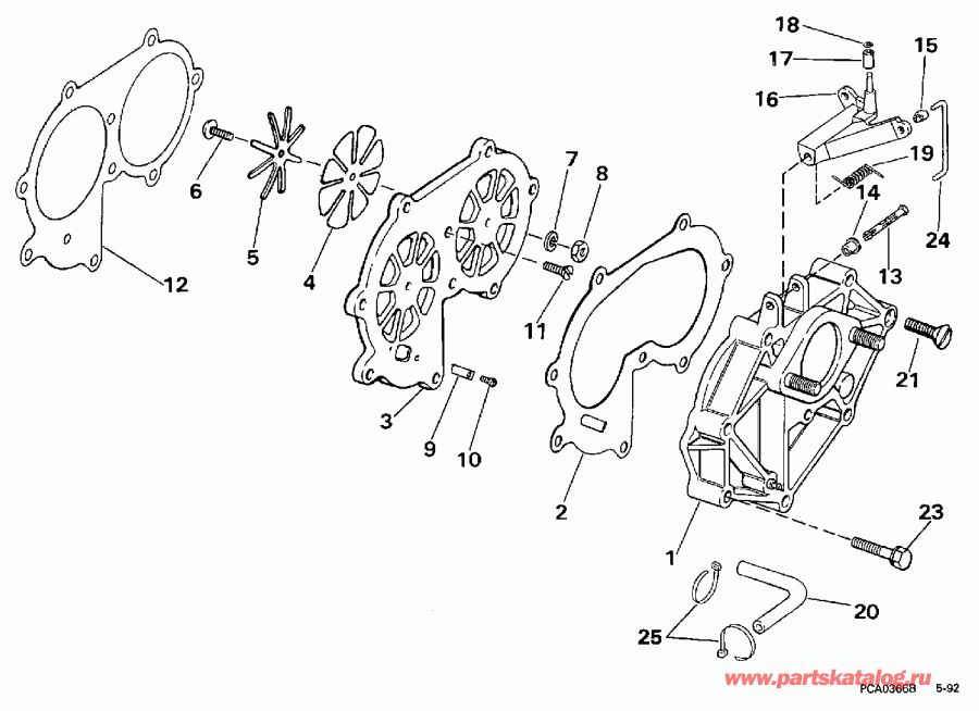  Evinrude BE30BALEUD 1997  - take ��������� / take Manifold