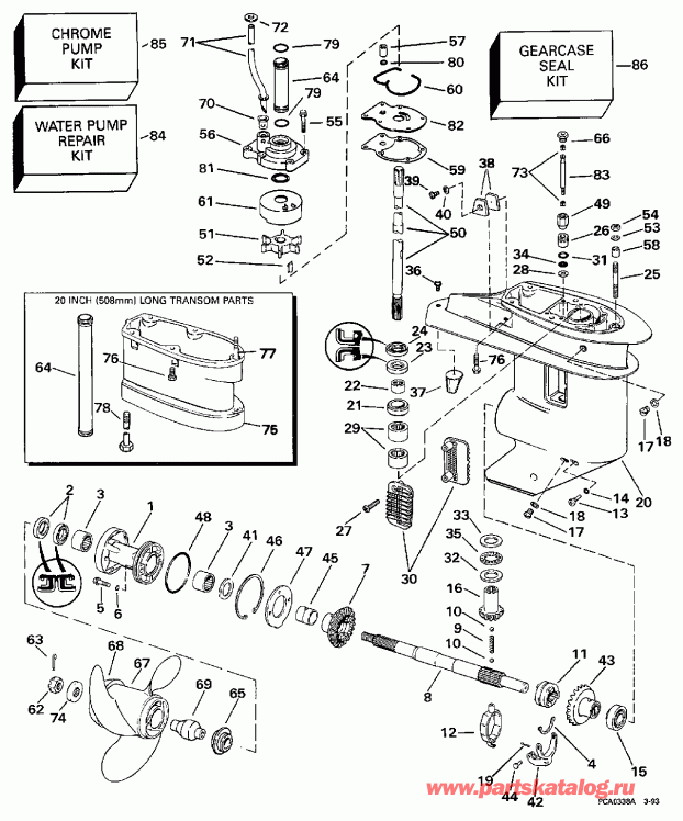 �������� ��������� ����� EVINRUDE BE30EEUD 1997  - arcase