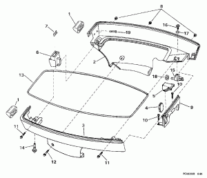 ������ ��������� (�����) - Johnson (Engine Cover - Johnson)