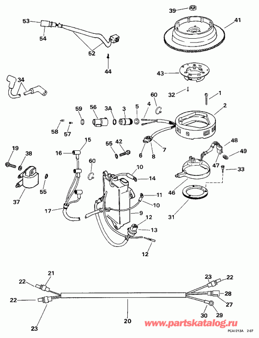 ��������� Evinrude BE35KLEUR 1997  - ���� & Ac