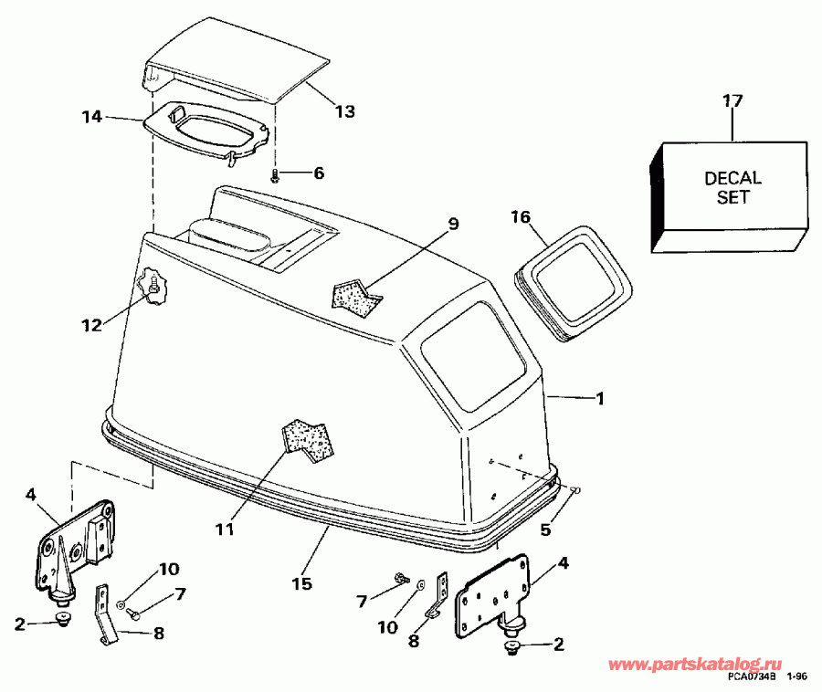 ��������� ��������� Evinrude BE40ELEUC 1997  - Johnson - Rope Start Only - Johnson - ���� Start Only