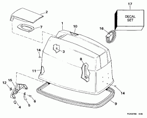 ������ ��������� (�����) - Johnson (Engine Cover - Johnson)