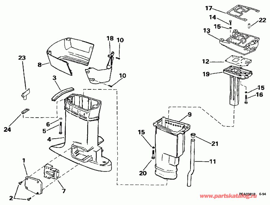  EVINRUDE BE50DTLEUR 1997  - haust ������