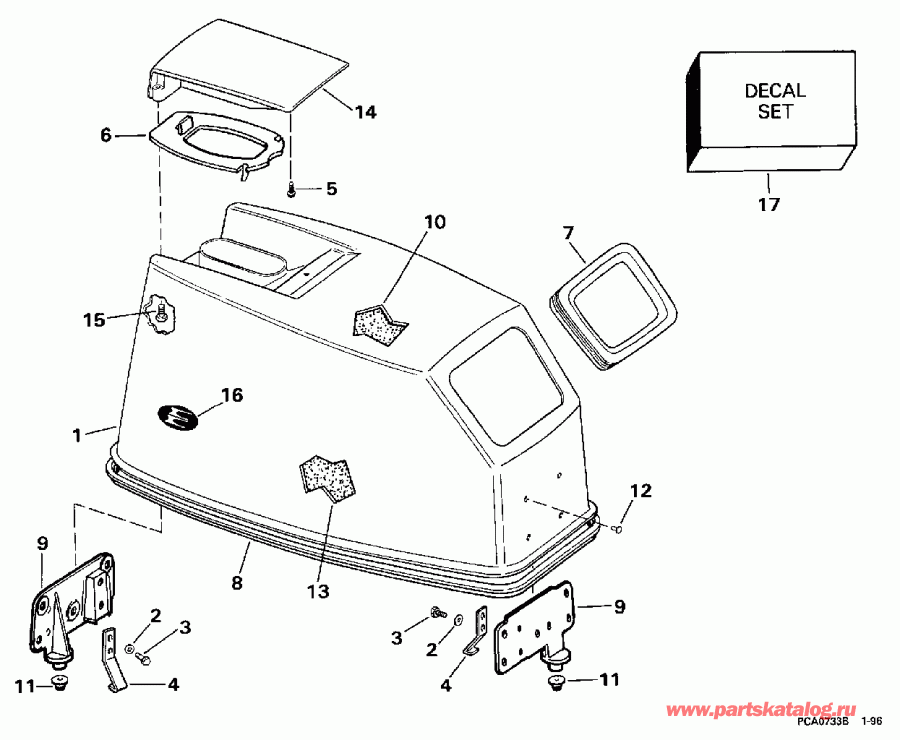 ��������� ����� EVINRUDE BE50TLEUC 1997  - Evinrude - Rope Start Only