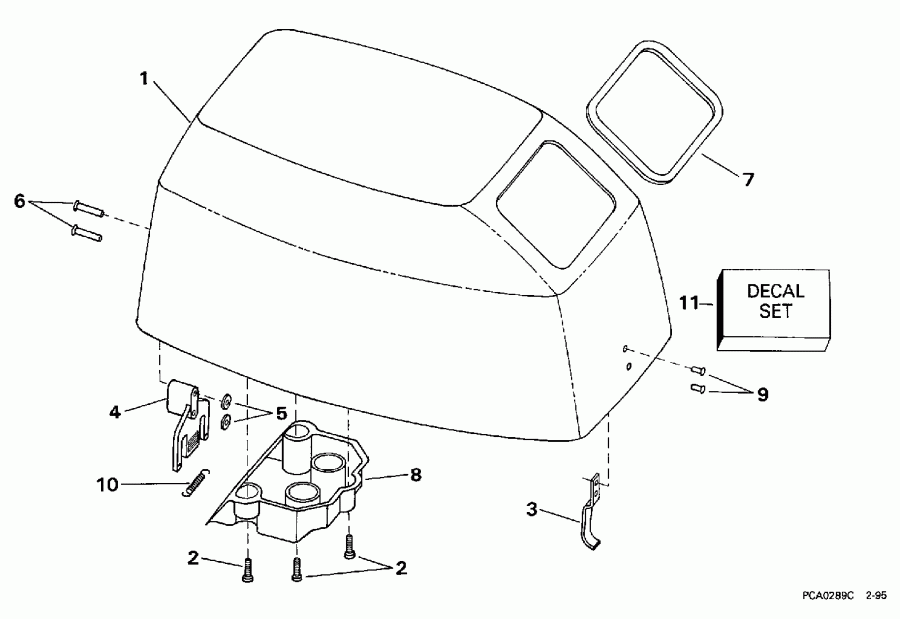    EVINRUDE BE5DREUC 1997  - gine  / gine Cover