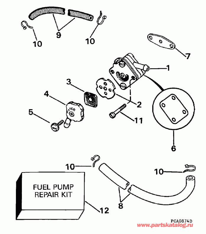 ��������� ��������� Evinrude BE5DREUC 1997  - el Pump / el �����