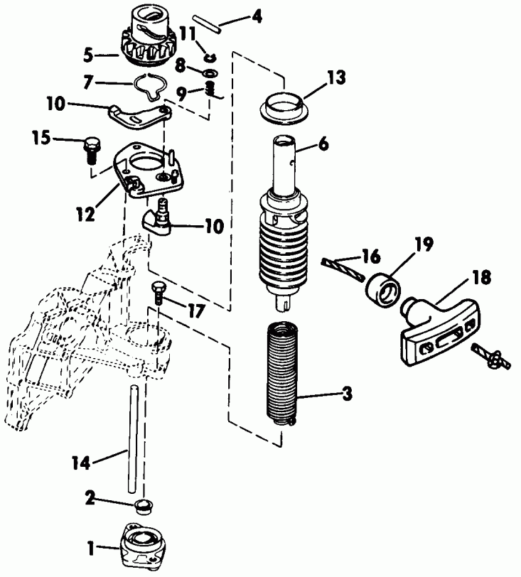 �������� ����� EVINRUDE BE60ELEUA 1997  - nition System