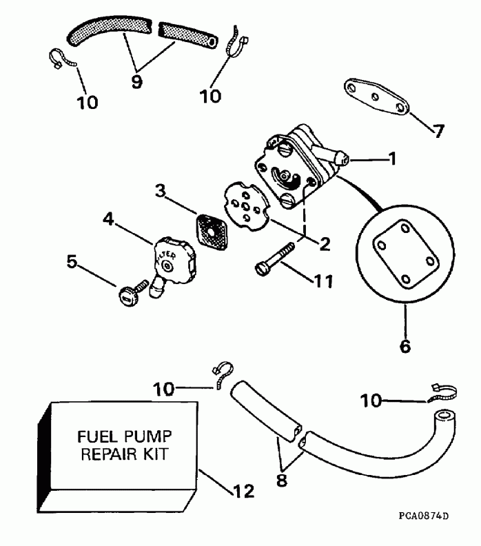  EVINRUDE BE6DRLEUC 1997  - el Pump