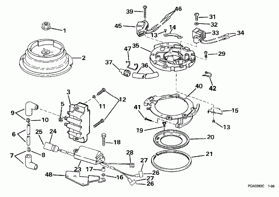 ��������� �������� ����� EVINRUDE BE8RCB 1997  - nition - nition