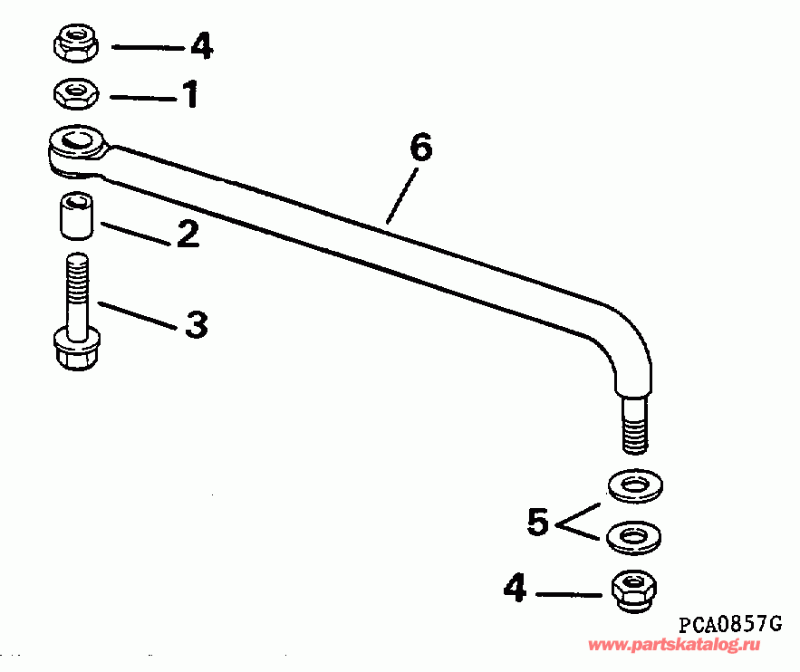 ����� EVINRUDE E100WTLEUA 1997  - eering Link Kit / ee������ ����������� Kit