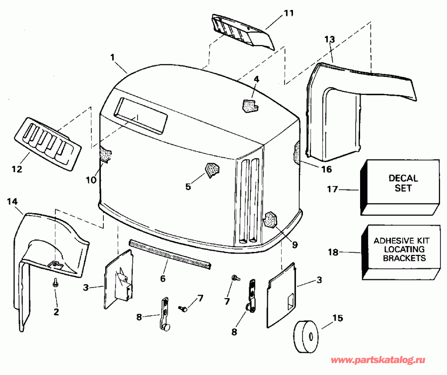��������� ����� EVINRUDE E10ELEUS 1997  - Johnson