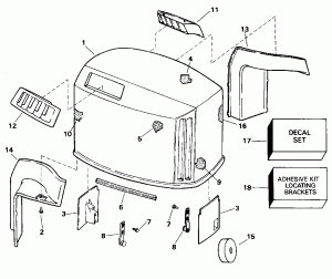 ������ ��������� (�����) - Johnson (Engine Cover - Johnson)