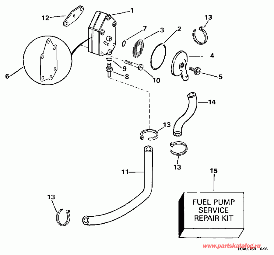 EVINRUDE E10RLEUS 1997  - el Pump