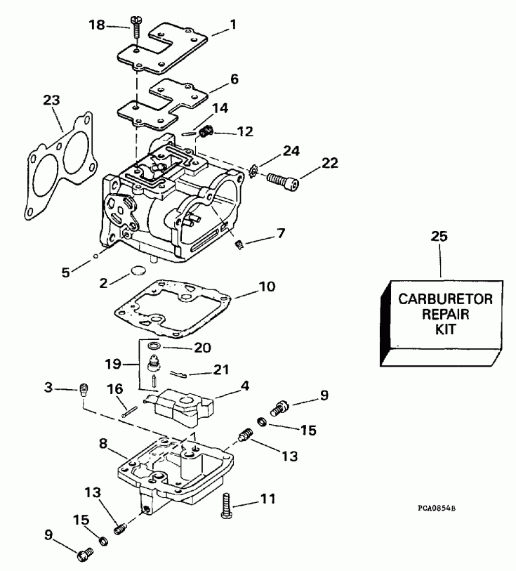  Evinrude E115JLEUM 1997  - rburetor