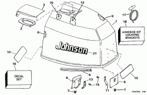 ������ ��������� (�����) - Johnson (Engine Cover - Johnson)