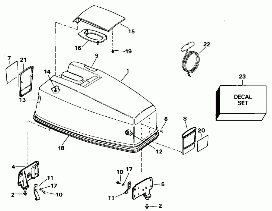 �������� ����� EVINRUDE E115SLEUA 1997  - Johnson / Johnson
