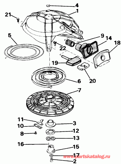 �������� ��������� ����� EVINRUDE E115TSXEUA 1997  - ectric Starter & Solenoid