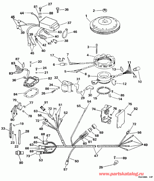  Evinrude E115TSXEUA 1997  - nition System / nition System