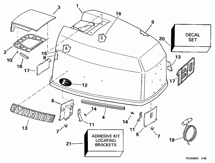 ����� EVINRUDE E130TXAUM 1997  - Evinrude - Evinrude