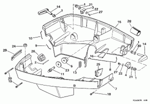 ������ ������ ��������� (Lower Engine Cover)