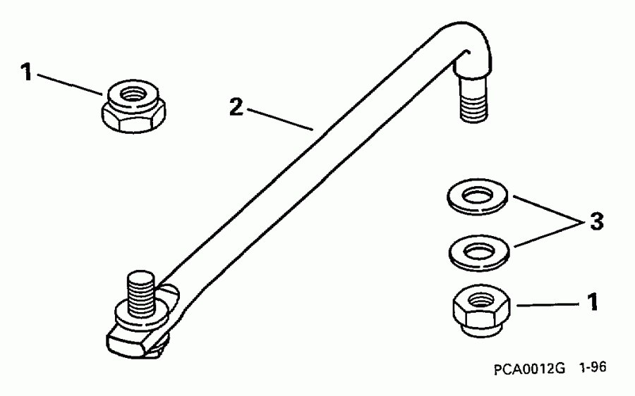  Evinrude E150GLEUC 1997  - eering Link Kit