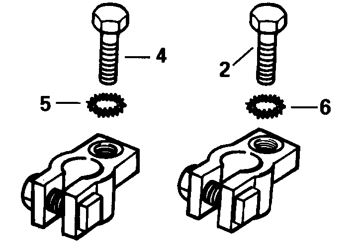 ��������� �������� ����� EVINRUDE E150ICXEUC 1997  - ttery Terminal Kit