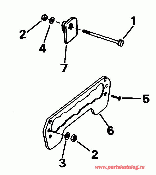 �������� ��������� ����� EVINRUDE E150NXEUC 1997  - haust ������ - haust Housing