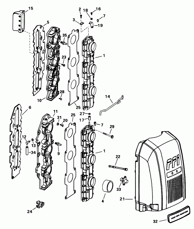  E150PLEUC 1997  - take  - take Manifold