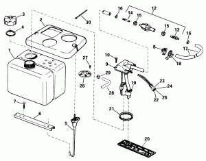 �������� ��� Kit -- 1.8 ������ (Oil Tank Kit -- 1.8 Gallon)