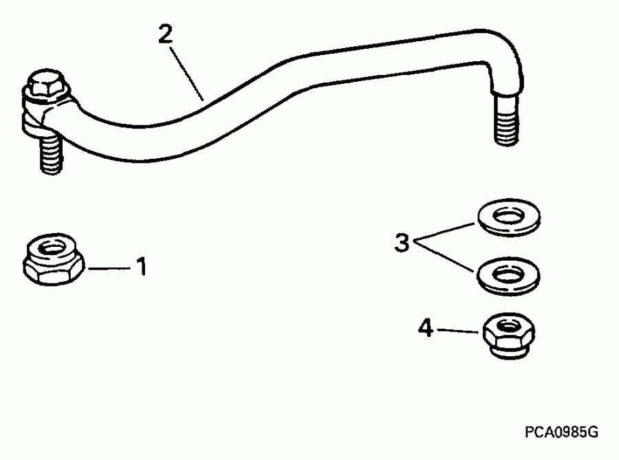 ��������� �������� ����� EVINRUDE E15EEUC 1997  - eering Link Kit