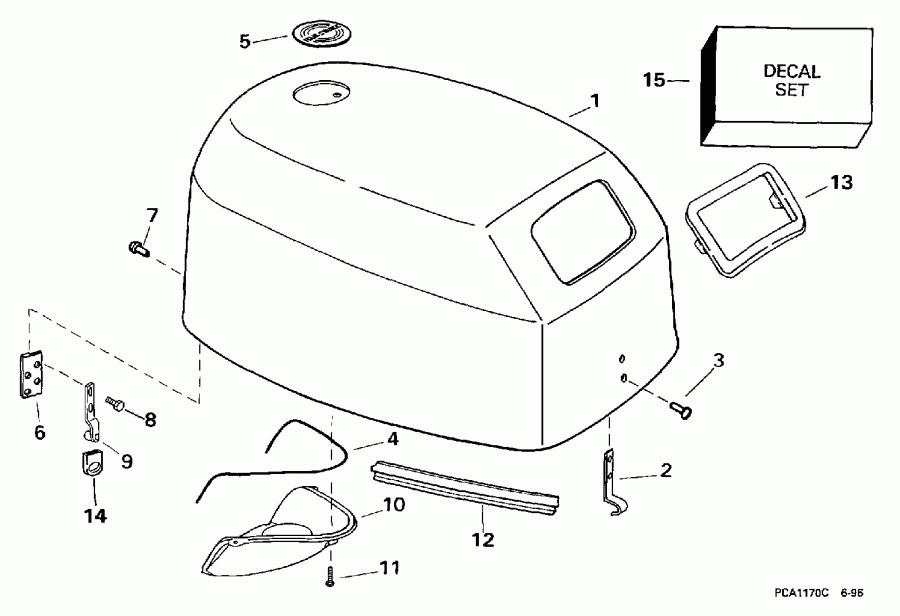    EVINRUDE E15FREUA 1997  - Johnson / Johnson