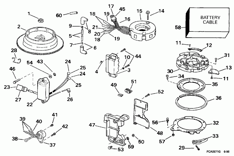��������� ����� Evinrude E15RELEUC 1997  - Electric