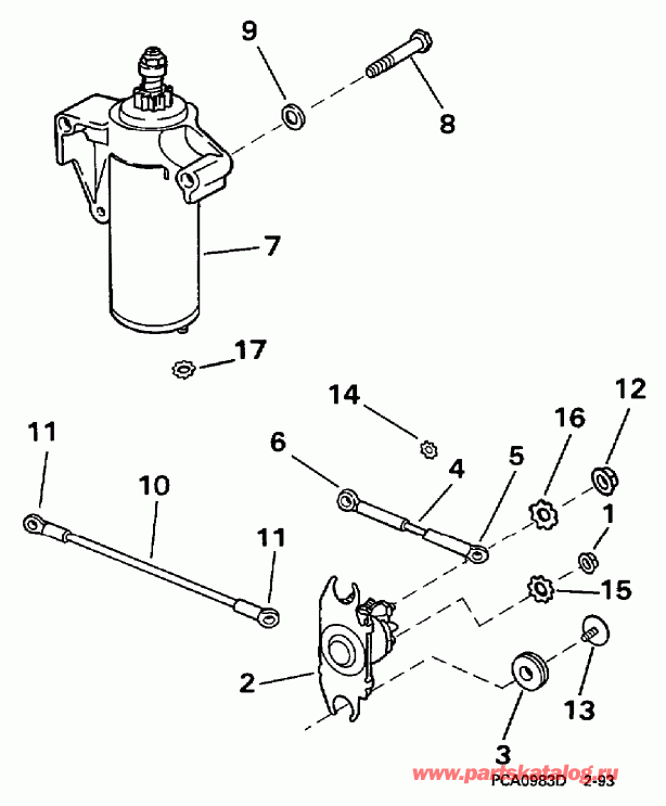 ����� Evinrude E15RELEUC 1997  - arter Motor & Solenoid / arter Motor & Solenoid