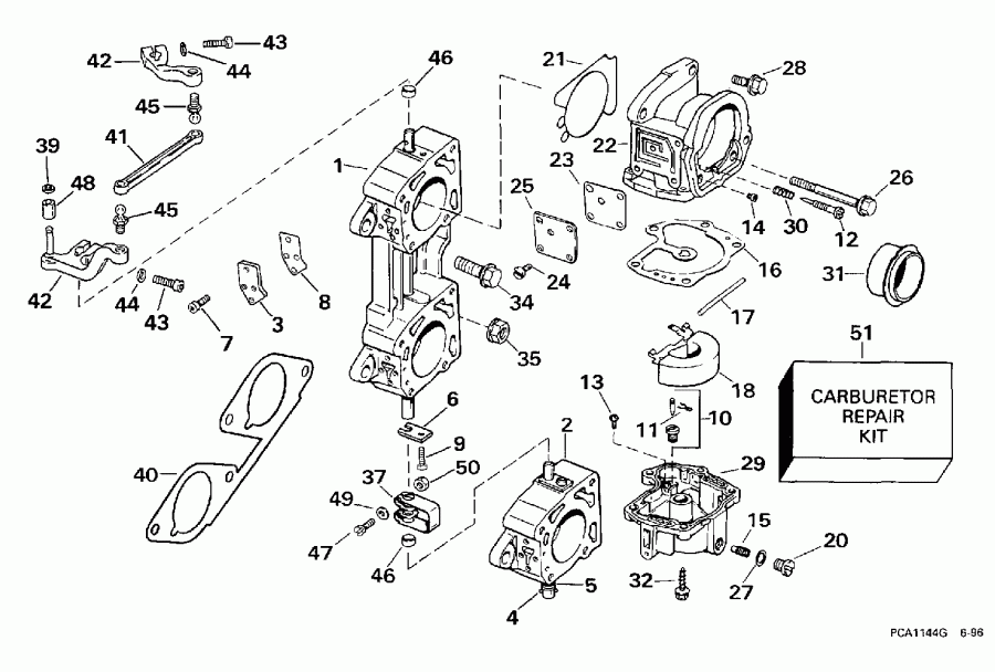 �������� ����� EVINRUDE E200CXEUA 1997  - 225 - 225