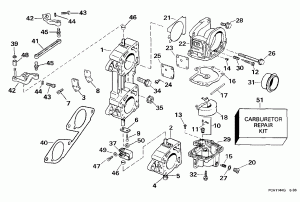 ���������� & ��������� �������� - 225 (Carburetor & Linkage - 225)
