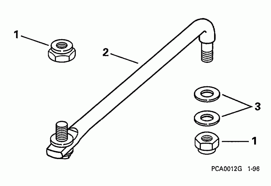 ��������� Evinrude E225TXEUD 1997  - ee������ ����������� Kit - eering Link Kit