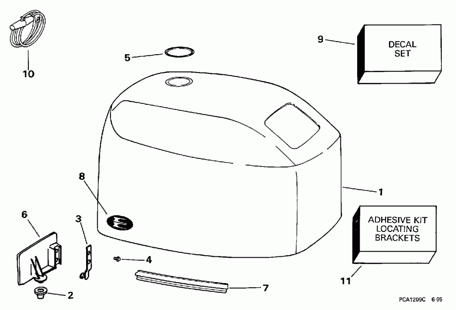 ��������� �������� ����� EVINRUDE E25RMLEUR 1997  - Evinrude