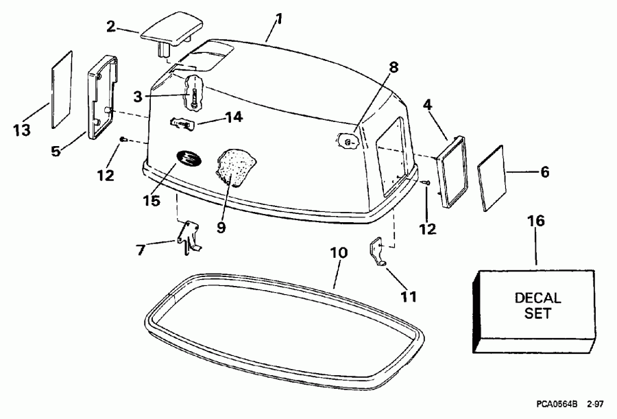 ��������� ��������� ������� E25TEEUM 1997  - Evinrude / Evinrude