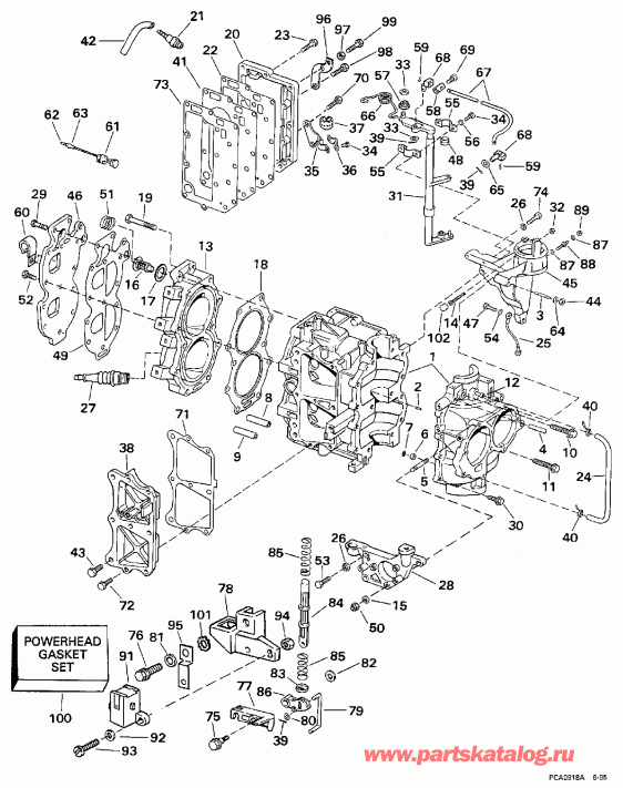 �������� ��������� ����� ������� E25TELEUM 1997  - linder & ������ ��������� / linder & Crankcase