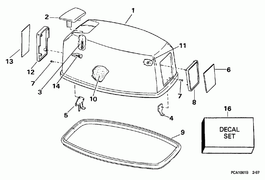 ����� EVINRUDE E25TELEUM 1997  - Johnson / Johnson