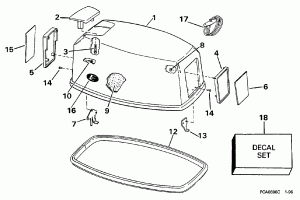   () - Evinrude (Engine Cover - Evinrude)