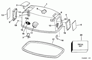   () - Evinrude (Engine Cover - Evinrude)