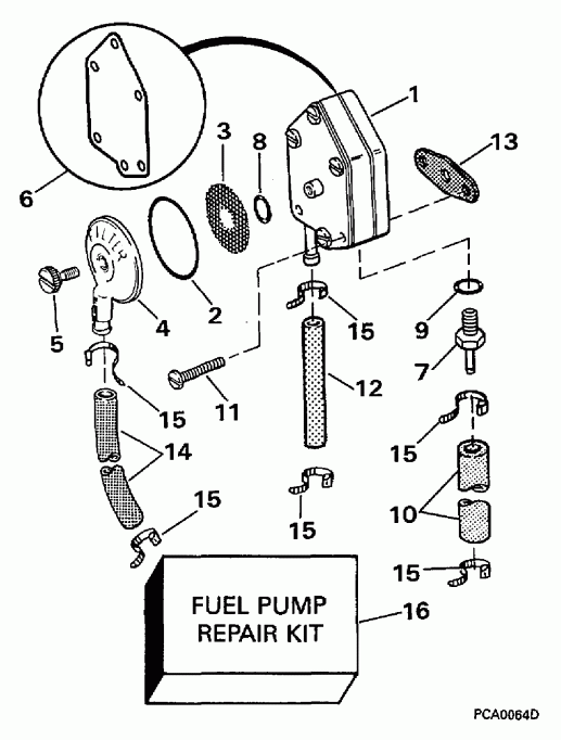 ��������� ��������� EVINRUDE E30RLEUD 1997  - el ����� - el Pump