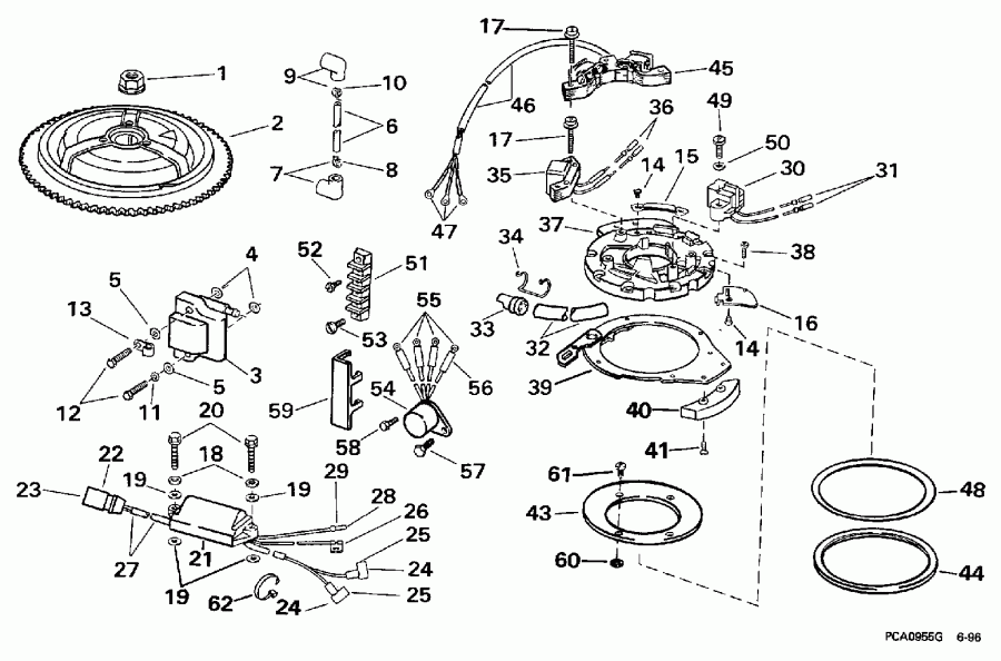  Evinrude E30TEEUD 1997  - nition / nition