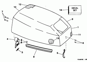 ������ ��������� (�����) - Johnson (Engine Cover - Johnson)