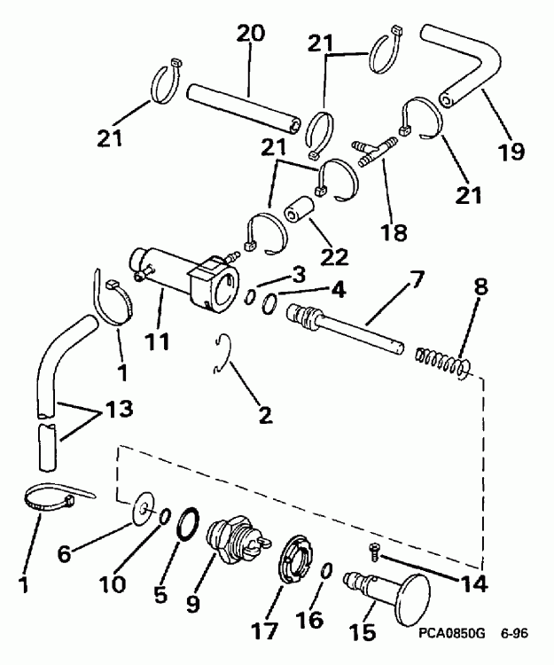 �������� ��������� ����� EVINRUDE E30TELEUD 1997  - imer System / imer System