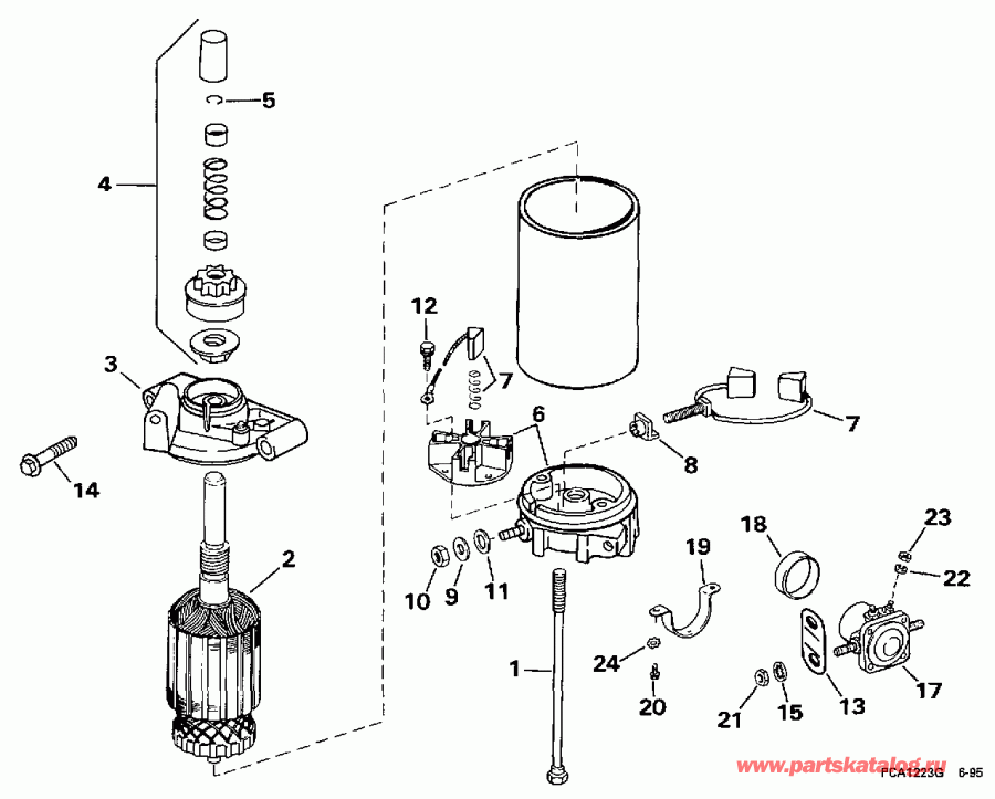 ��������� Evinrude E35TKLEUR 1997  - ectric �������