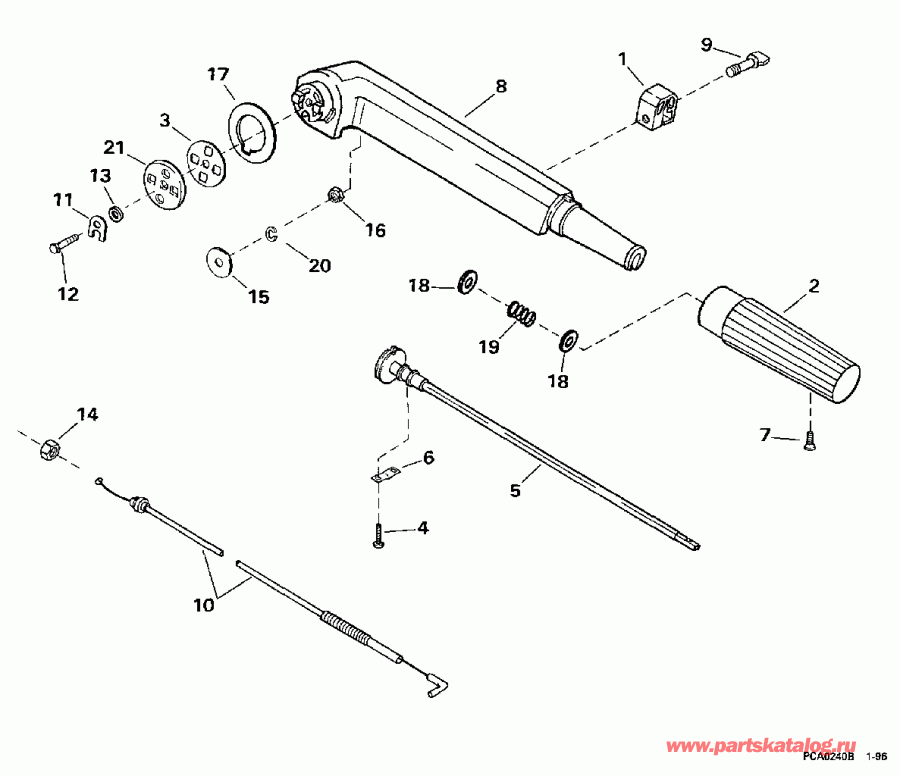����� EVINRUDE E3REUC 1997  - ller Arm / ller �����